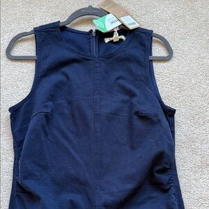 Boden Navy Tencel Maxi Dress Size 10